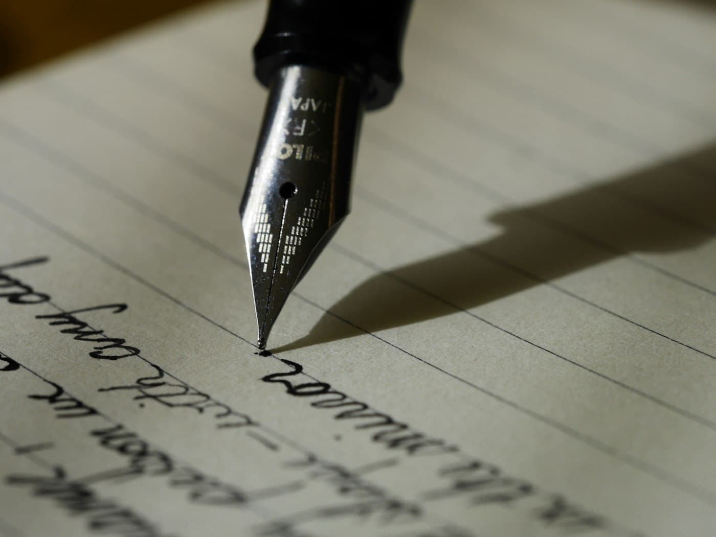 Open notebook with handwritten notes and planning