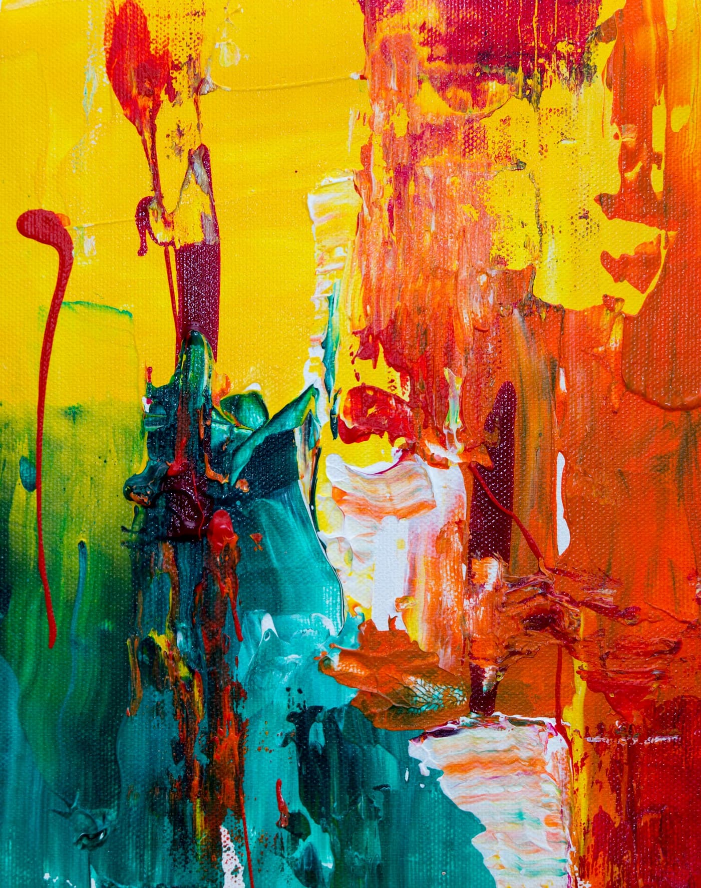 Colorful abstract painting textures